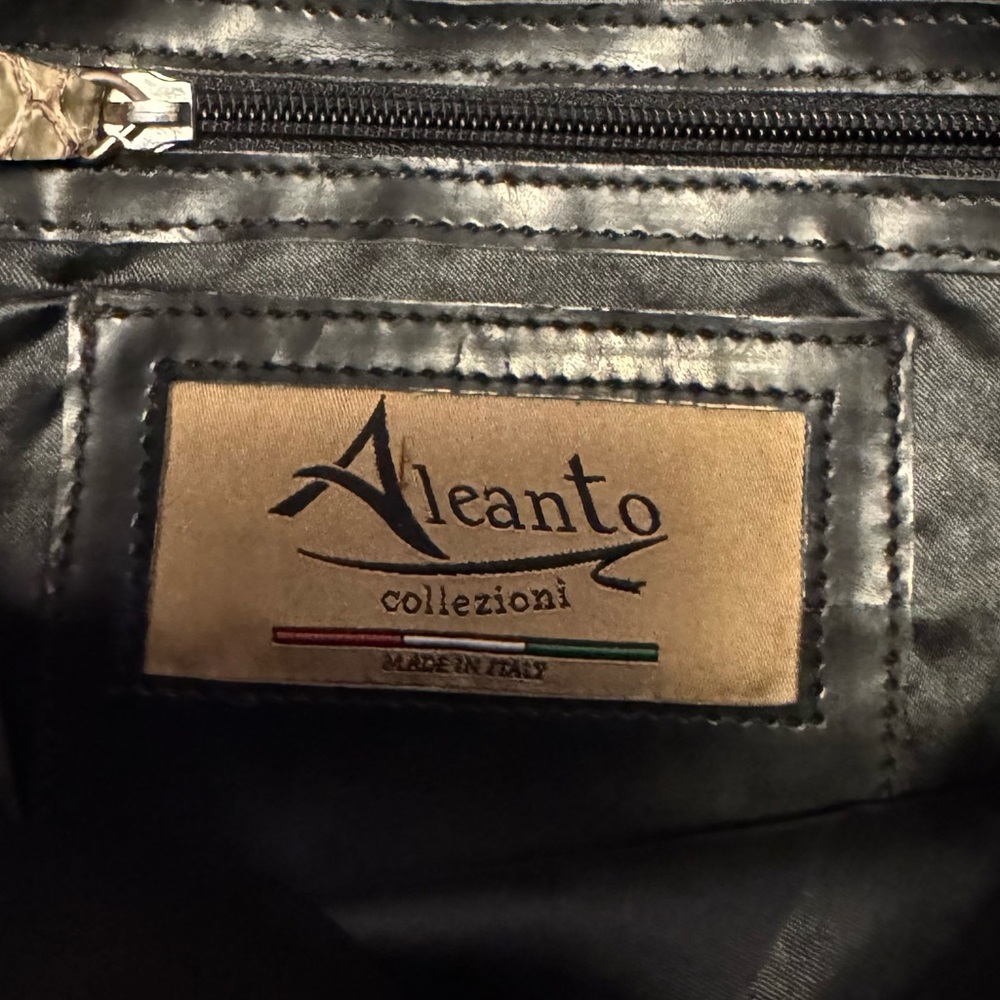 Aleanto Collezioni Made In Italy Python Snakeskin… - image 2